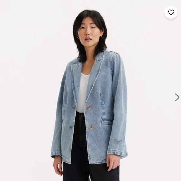 levi's denim blazer - light wash NEW UNWORN - Picture 1 of 6